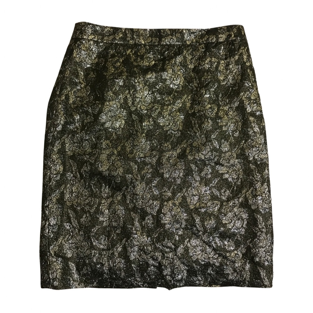 J Crew Metallic Skirt